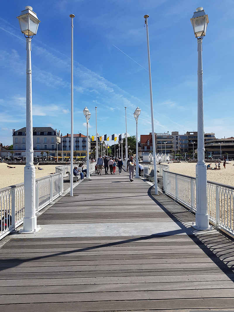 Schiffsanleger in Arcachon
